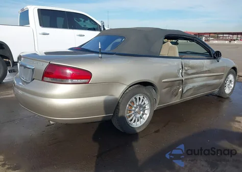 2004 Chrysler Sebring Lxi z USA, uszkodzony, nr VIN 1C3EL55R44N398151